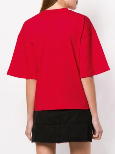 MSGM LOGO T恤 - 红色