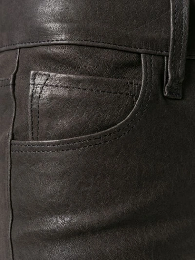Shop J Brand Kick Flare Trousers In Dark Platinum