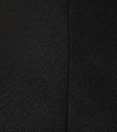 Shop Prada Virgin Wool Gabardine Top In Black