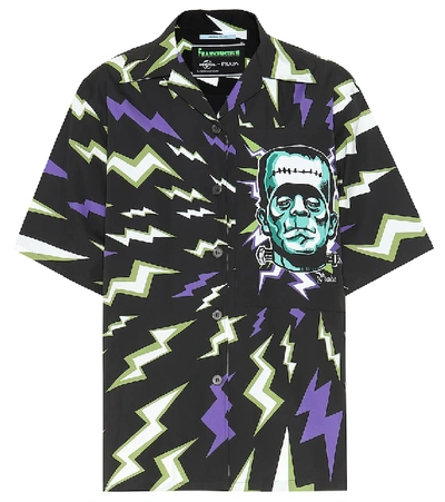 Prada Black Universal Studios Edition Frankenstein Shirt | ModeSens