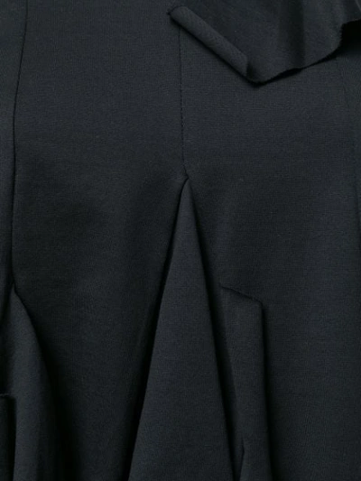 Shop Marques' Almeida Marques'almeida Draped Asymmetric Top - Black