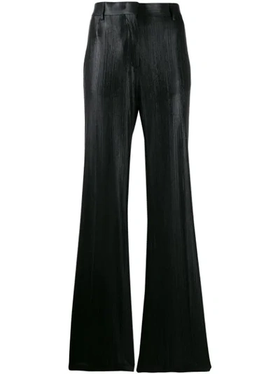Shop Msgm Straight-leg Trousers In Black