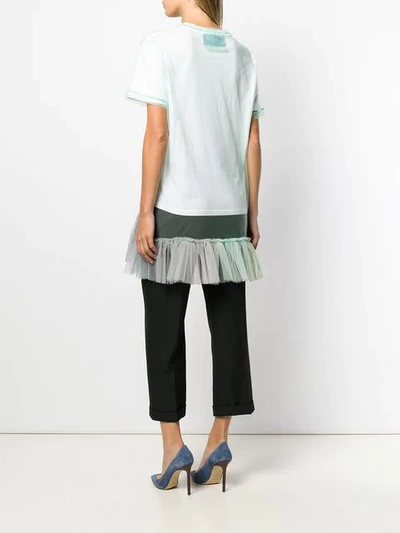 Viktor & Rolf Deer Tulle Top In Green