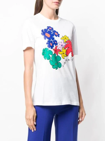 Shop Etre Cecile Être Cécile Floral Print T-shirt - White
