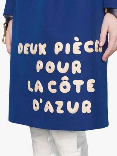 Shop Gucci Wool In Blue