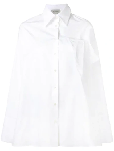 Shop Balossa White Shirt Oversized Shirt
