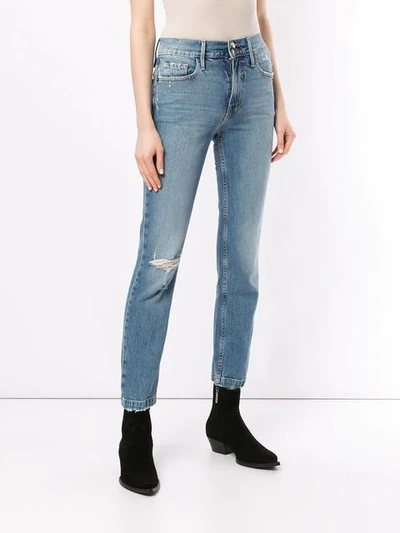 FRAME HERITAGE SYLVIE SKINNY JEANS - 蓝色