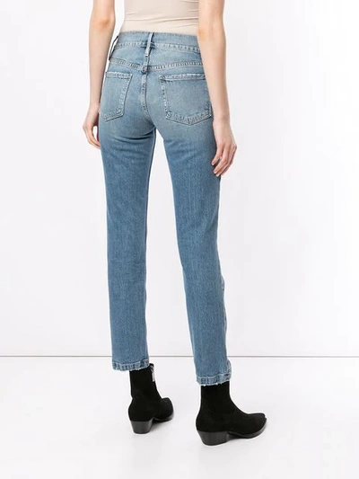 FRAME HERITAGE SYLVIE SKINNY JEANS - 蓝色