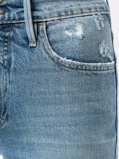 Shop Frame Heritage Sylvie Skinny Jeans In Blue