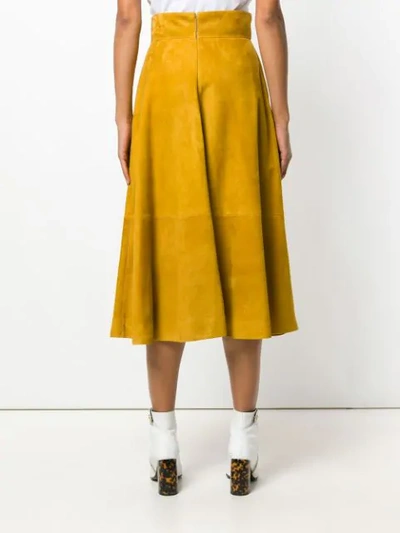 Shop Christopher Kane A-line Skirt In Orange