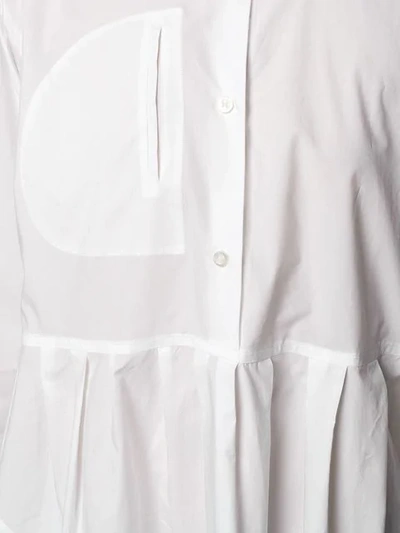 Shop Sofie D'hoore Oversized Shirt Dress In White