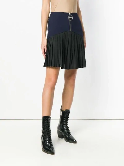 Shop Givenchy Short Skirt In Blue