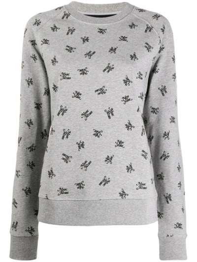 Shop Marc Jacobs Logo Branded Sweatshirt In Grey