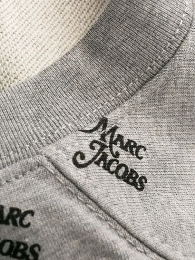 Shop Marc Jacobs Logo Branded Sweatshirt In Grey