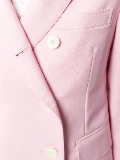 Shop Thom Browne Dyed Mohair Narrow Sport Coat In Pink