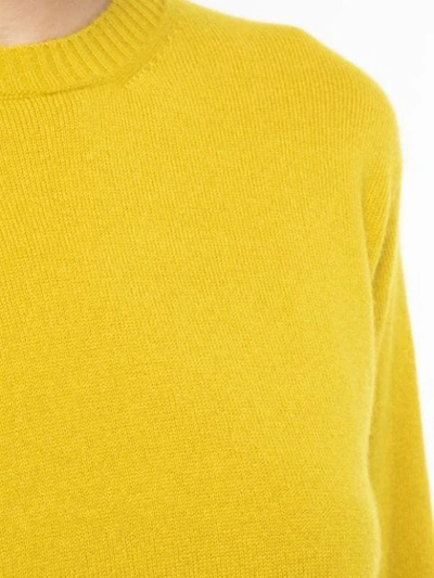 Shop Alexandra Golovanoff Slouchy Jumper In Yellow