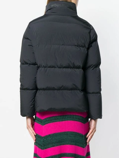 Shop Woolrich Puffer Jacket - Black