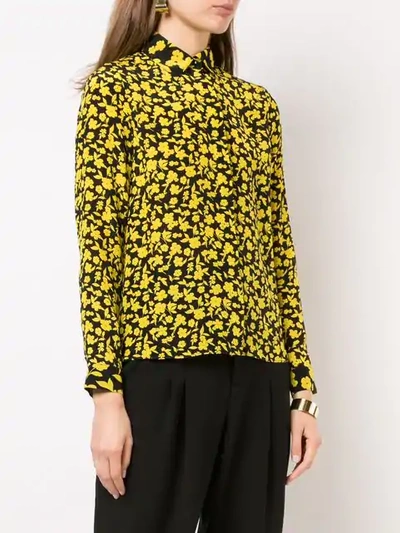 Shop Alice And Olivia Willa Shirt In Black