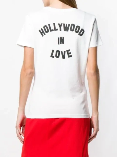 Shop Pinko Addicted To Love T-shirt In White