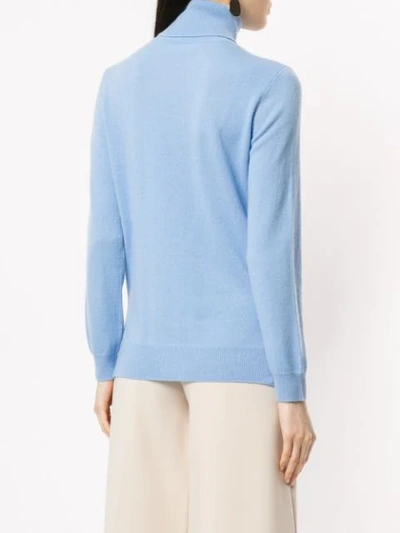Shop Anteprima Roll Neck Sweater - Blue