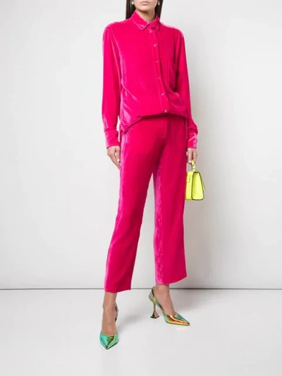 Shop Sies Marjan Willa Fluid Corduroy Trousers In Pink