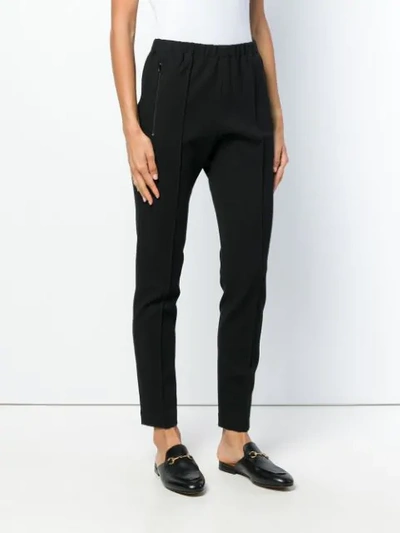 Shop Ter Et Bantine Slim Fit Trousers In Black