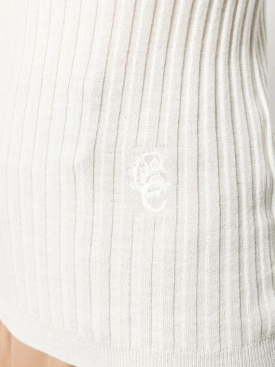 Shop Chloé Turtle Neck Sweater In White