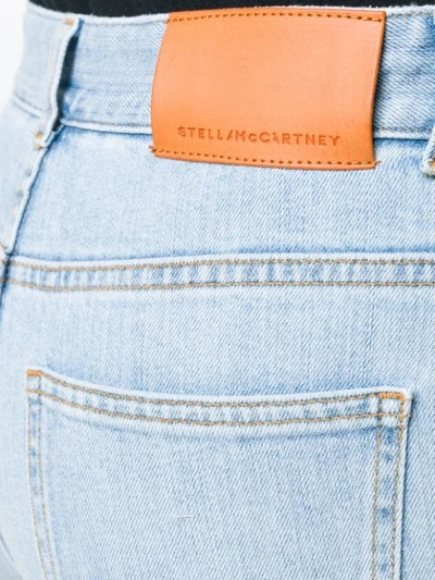 Shop Stella Mccartney Distressed Slim Jeans In Blue