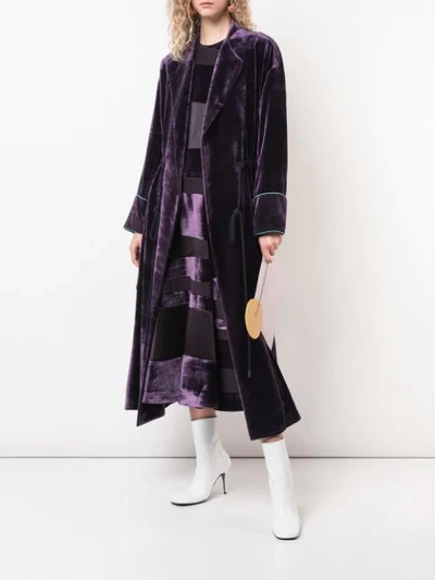 Shop Roksanda Robe Coat In Purple