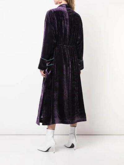 Shop Roksanda Robe Coat In Purple