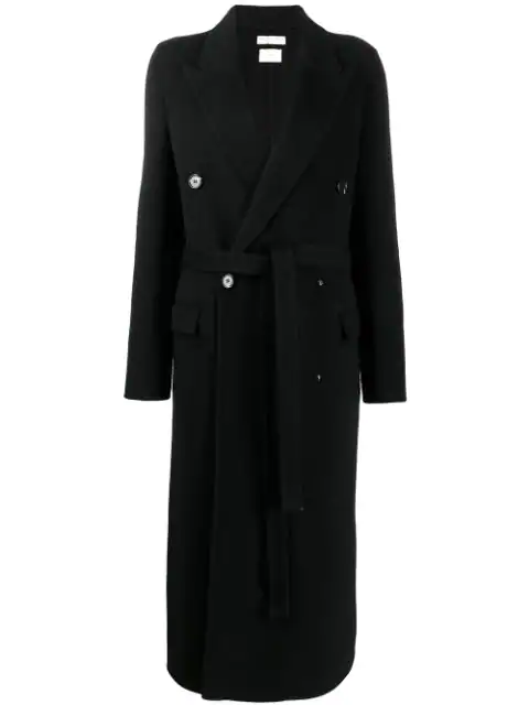 Bottega Veneta Icon Long Coat In Black | ModeSens