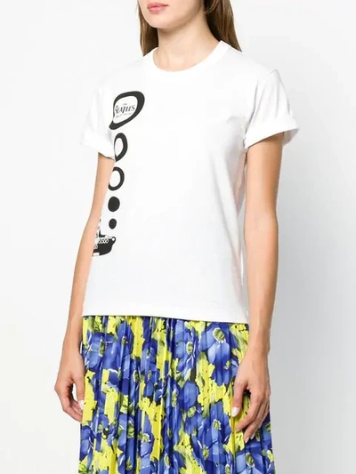 Shop Comme Des Garçons Beatles Print T-shirt In White