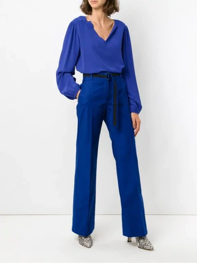 Shop Alcaçuz Live Trousers In Blue