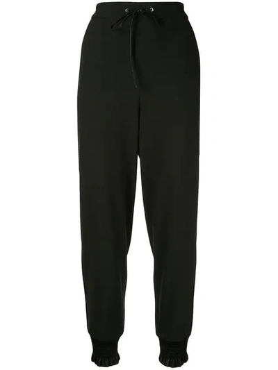 Shop 3.1 Phillip Lim Cropped Track Pants In Black