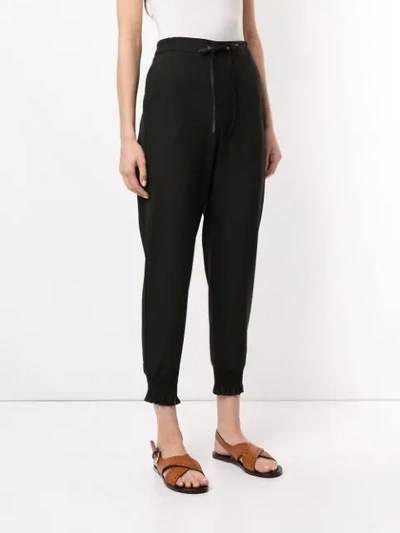 Shop 3.1 Phillip Lim / フィリップ リム Cropped Track Pants In Black