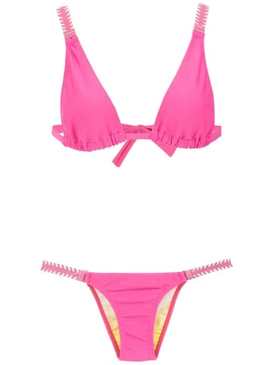 Shop Amir Slama Klassischer Bikini In Pink