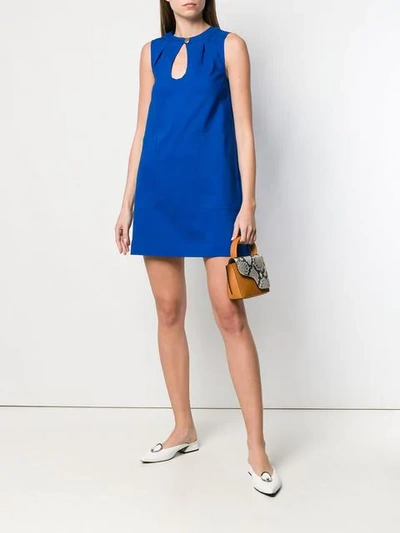 Shop Blanca Goccia Dress In Blue