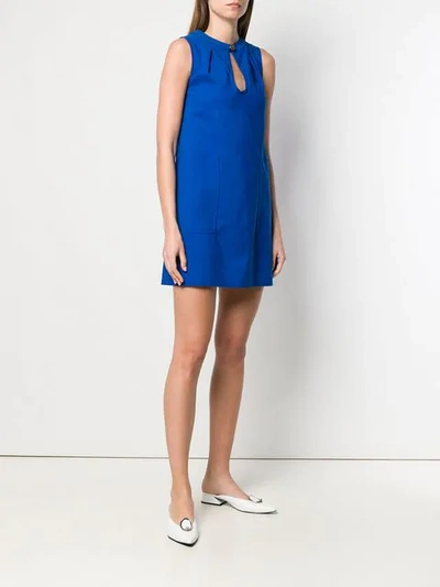 Shop Blanca Goccia Dress In Blue
