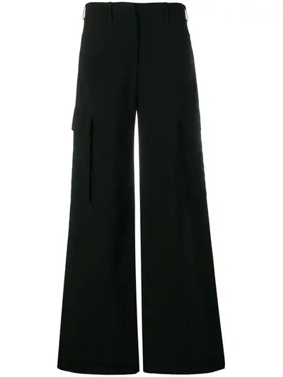 Shop Sonia Rykiel Wide-leg Trousers In Black