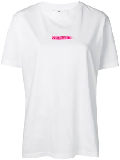 Shop Marcelo Burlon County Of Milan Peligro T-shirt In White