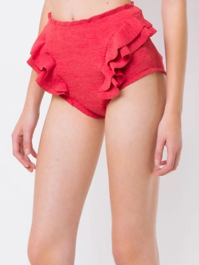 Shop Clube Bossa Hopi Hot Pants In Red