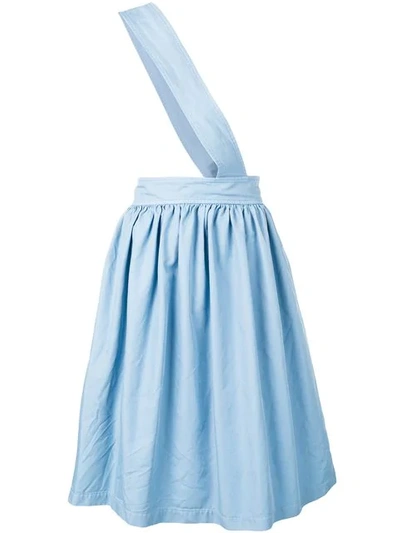 Shop Comme Des Garçons Comme Des Garçons Cross-body Strap Skirt - Blue