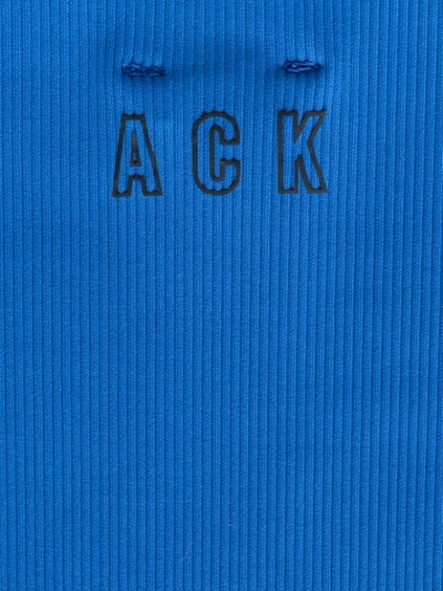 ACK MARINA STADIO双面比基尼上装 - 蓝色