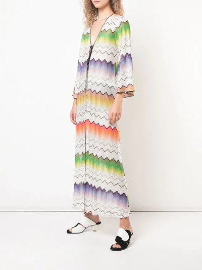 Shop Missoni Classic Beach Dress In Multicolour