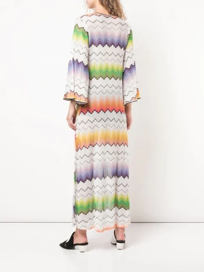 Shop Missoni Classic Beach Dress In Multicolour