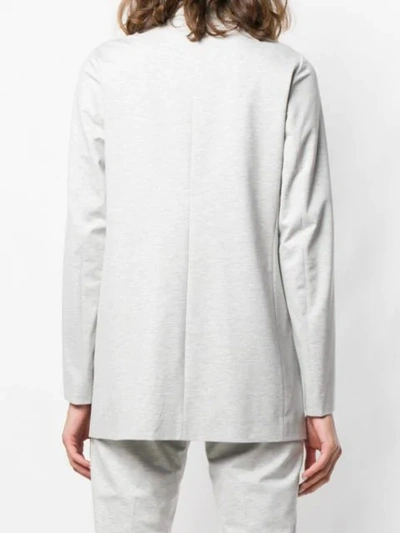 Shop Fabiana Filippi Single Breasted Shirt In Grey
