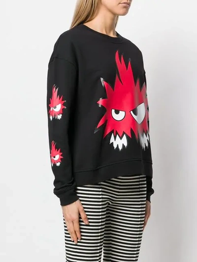 Shop Mcq By Alexander Mcqueen Monster Sweatshirt In Black