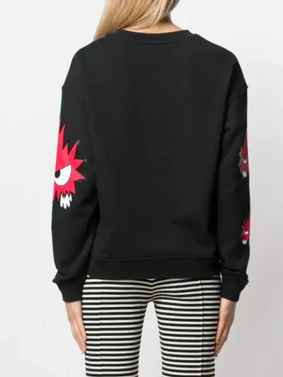 Shop Mcq By Alexander Mcqueen Monster Sweatshirt In Black