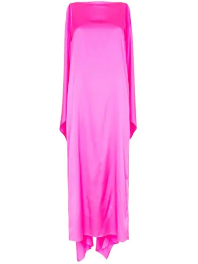 Shop Bernadette Sleeveless Cape Dress In Pink