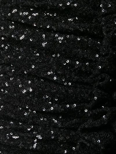 Shop Attico Black Sequin Dress